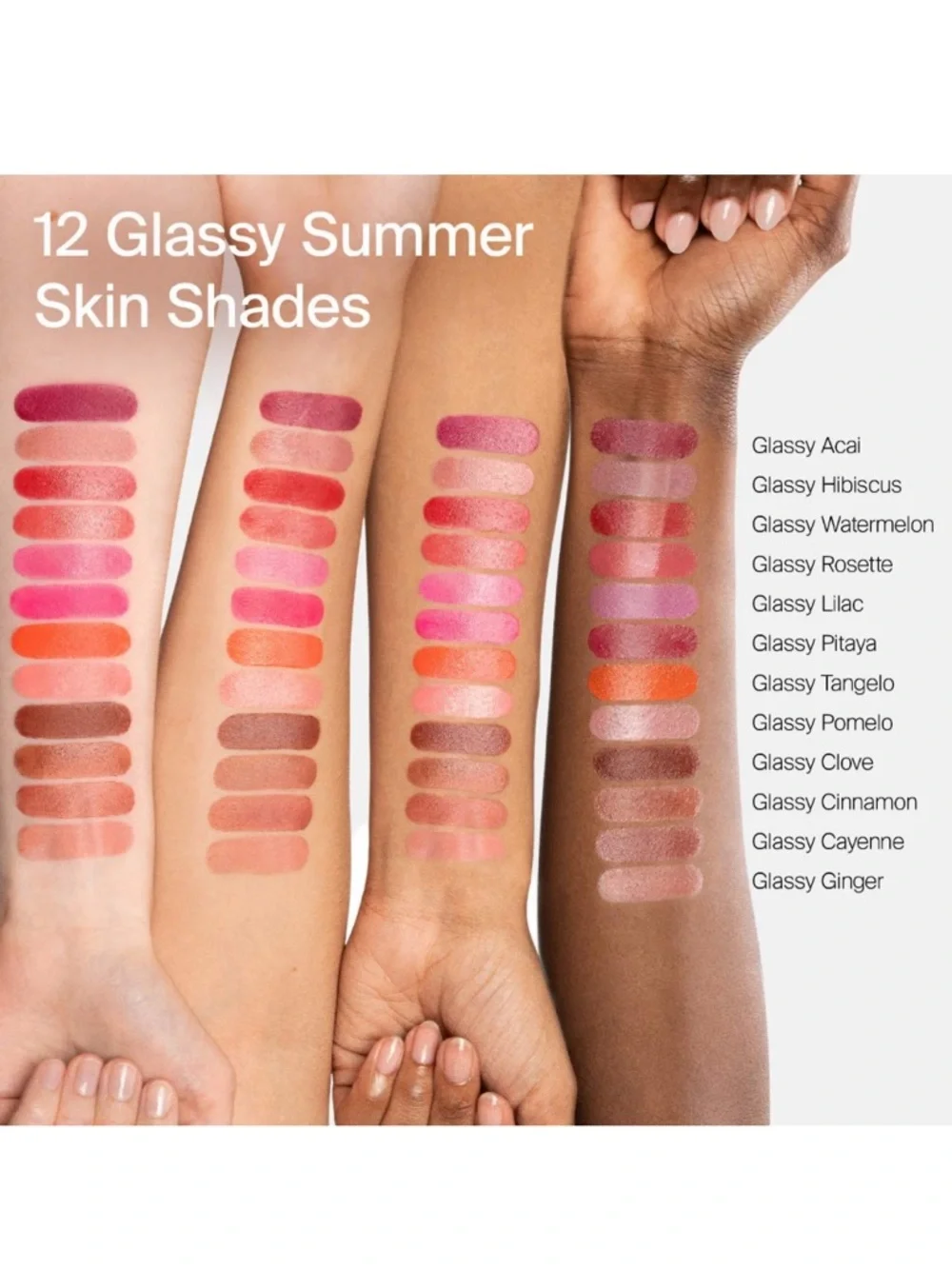 HAUS LABS Color Fuse Glassy Blush Balm - Glassy Rosette